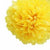 Tissue Poms 38cm - Yellow