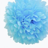 Large Tissue Poms 50cm - Blue