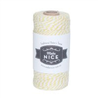 Bakers Twine - Yellow and White