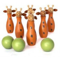 Giraffe Bowling Set