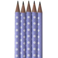 5 Lead Pencils - Lilac Spot