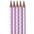 5 Lead Pencils - Pink Spot